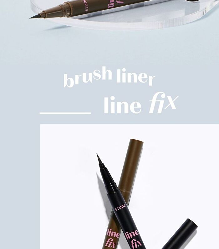 Etude House Line Fix Brush Liner - 02 Brown 0.5g