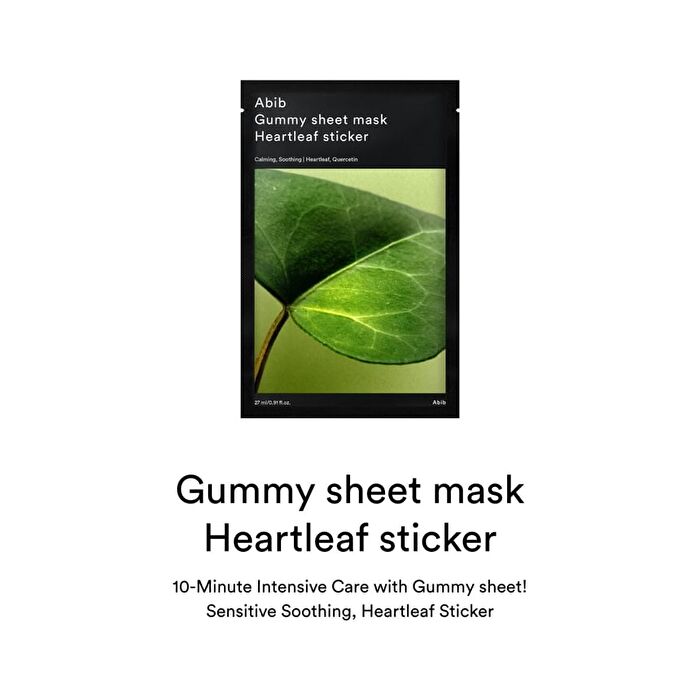 Abib Gummy Sheet Mask Vita Sticker 27ml x10pcs