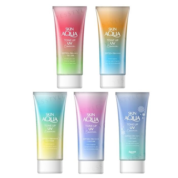 Rohto Skin Aqua Tone Up UV Essence - Blue 80g