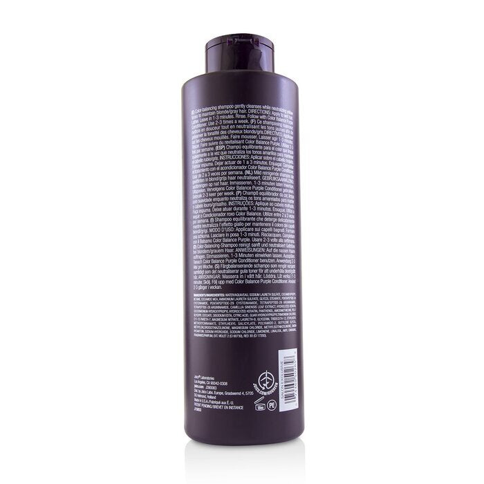 Joico Color Balance Purple Shampoo (Eliminates Brassy/Yellow Tones on Blonde/Gray Hair) 1000ml