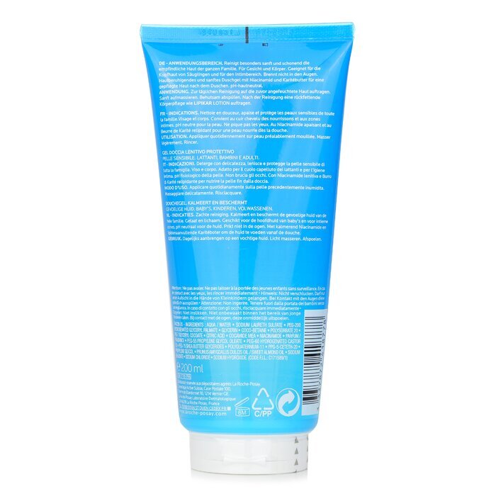 La Roche Posay Lipikar Gel Lavant Soothing Protecting Shower Gel 200ml/6.6oz