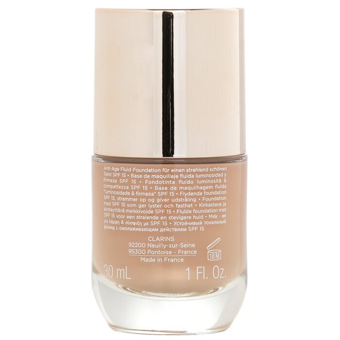 Clarins Everlasting Youth Fluid Illuminating & Firming Foundation SPF 15 - 109 Wheat 30ml