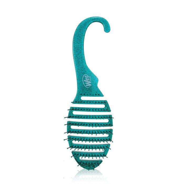 Wet Brush Shower Detangler - Green Glitter 1pc