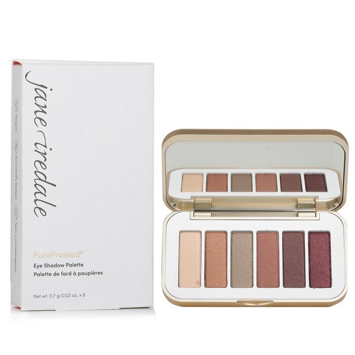 Jane Iredale PurePressed Eye Shadow Palette - Naturally Glam 6x 0.7g