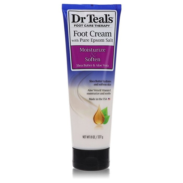 Dr Teal's Dr Teal's Pure Epsom Salt Foot Cream Pure Epsom Salt Foot Cream with Shea Butter & Aloe Vera & Vitamin E 240ml/8oz