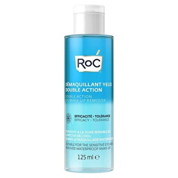 Roc Double Action Eye Make-up Remover Suitable For The Sensitive Eye Area. Removes Waterproof Make-up 125ml