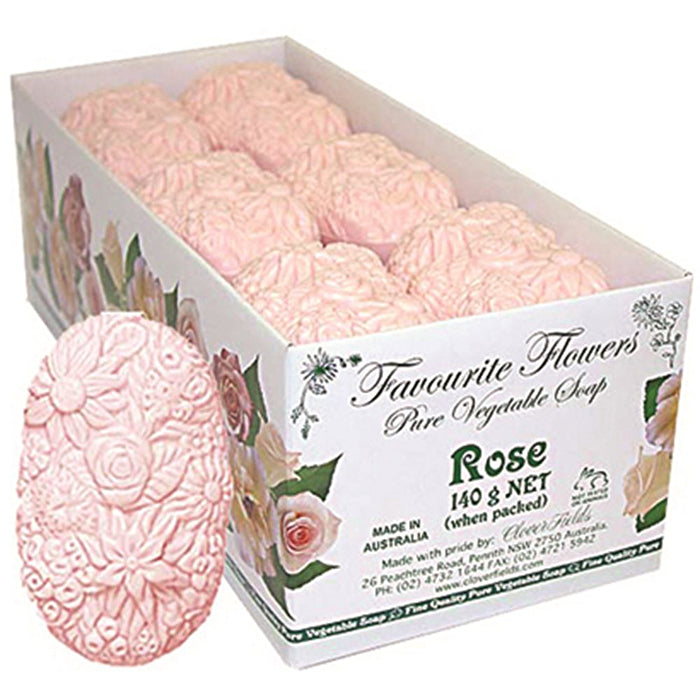 Clover Fields Fleur Préférée (Savon Végétal Pur) Rose 140g