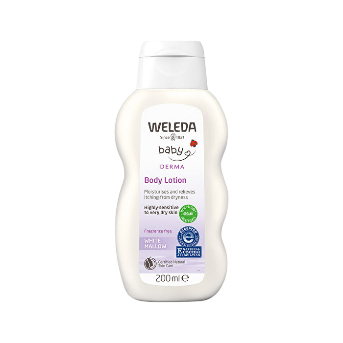 Weleda Baby Derma Body Lotion White Mallow (fragrance Free) 200ml
