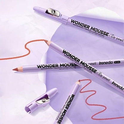 Wonder Mousse Lip Pencil - 6 Colors - RD04 Scarlet - 1.6g