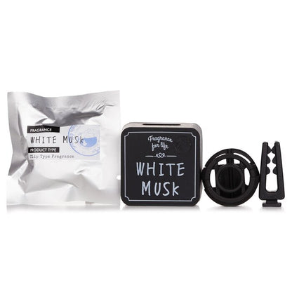 John's Blend Clip On Air Freshener Car Fragrance - White Musk 1pc