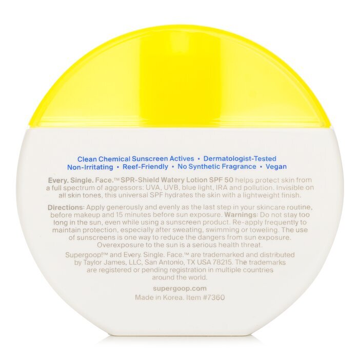 Supergoop Every. Single. Face. Watery Lotion SPF 50 50ml