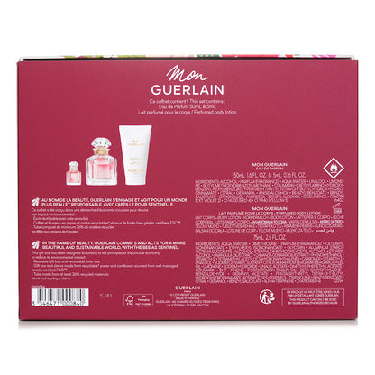 Mon Guerlain Eau de Parfum Gift Set EDP 50ml+5ml+Body Lotion 75ml 3pcs