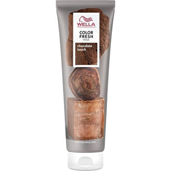 Wella Professional Color Fresh Mask Temporary Color Refresh Treatment Semi-Permanent Hair Dye Hair Gloss Treatment for Copper Hair Chocolate Touch