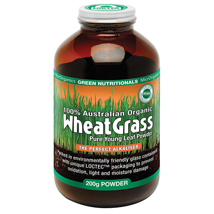 Green Nutritionals Organic Australian Wheatgrass Powder 200g